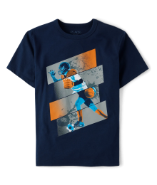 Childrens Place Navy Multisport Tee